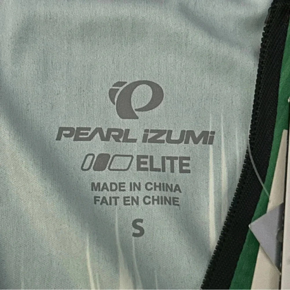 NWT Pearl Izumi Men’s Small Elite Pursuit Jersey Style Green Yellow Flourescent - Picture 4 of 11